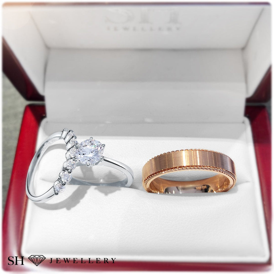 Minimalistic 6-claw solitaire engagement ring with lab‑grown diamond - W0003