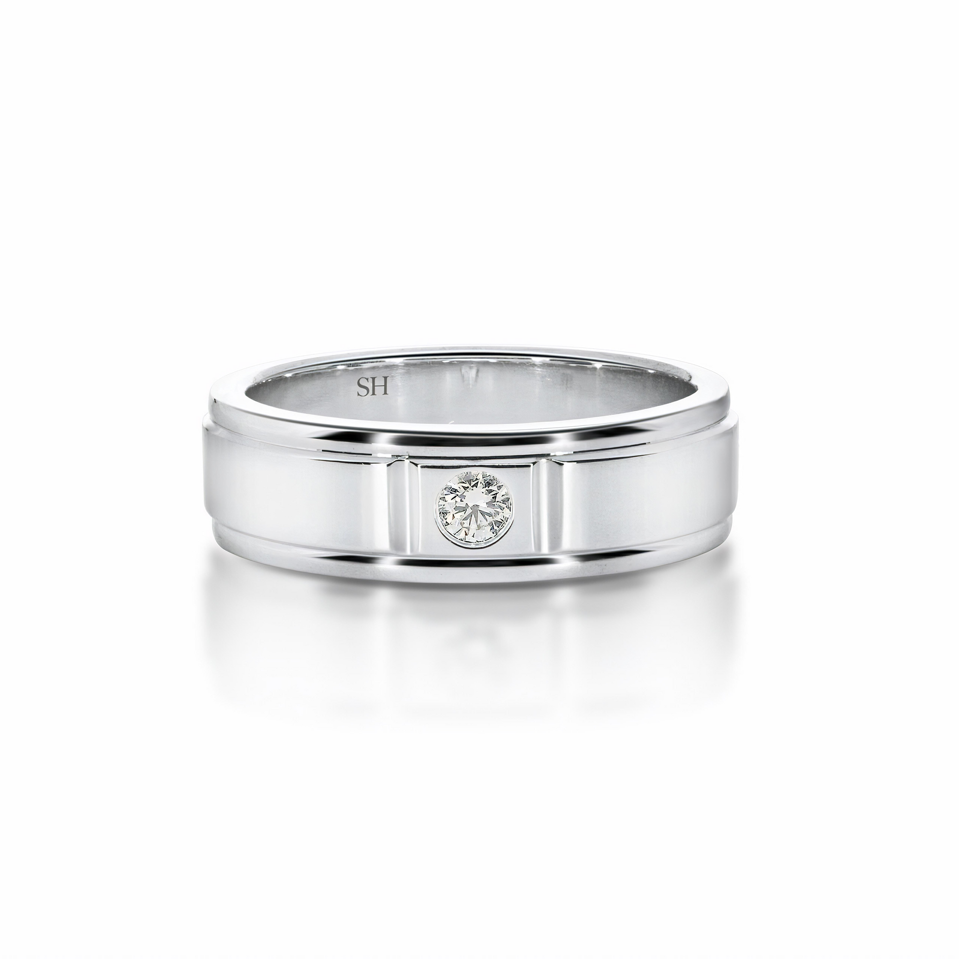 Pictured with 0.10ct diamond|thumb_caption:0.10 carat|thumb_group:1
