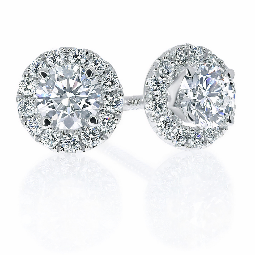 Pictured with 0.87ct total weight|thumb_caption: 0.87ct TW centre diamonds (0.435ct each)|thumb_group:1