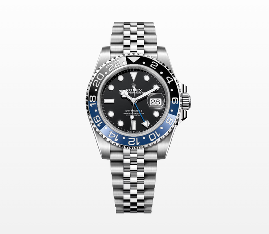 Rolex GMT-Master II 40mm 'Batgirl' Steel Black Dial Button Markers 2023 Ref m126710blnr-0002 (#416)