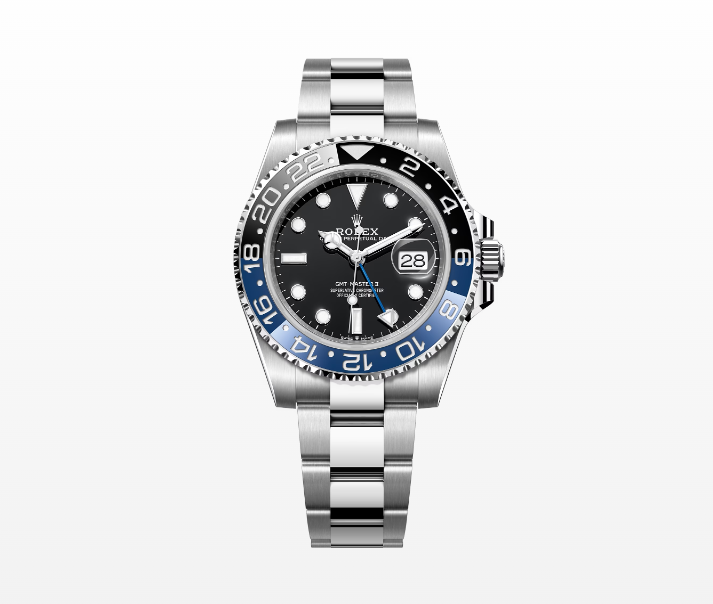 Rolex GMT-Master II 40mm 'Batman' Steel Black Dial Button Markers 2023 Ref m126710blnr-0003 (#446)