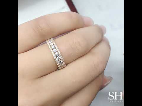 Channel and pave set delight - W0441