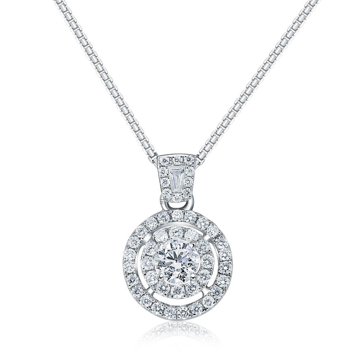 Circuit double halo pendant - W0464