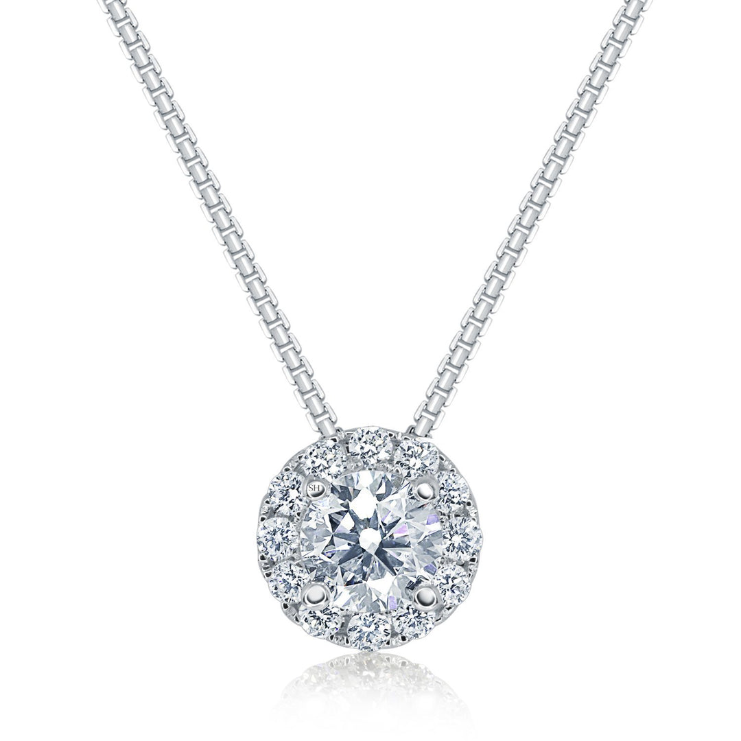 Classic halo with invisible bail - W0469