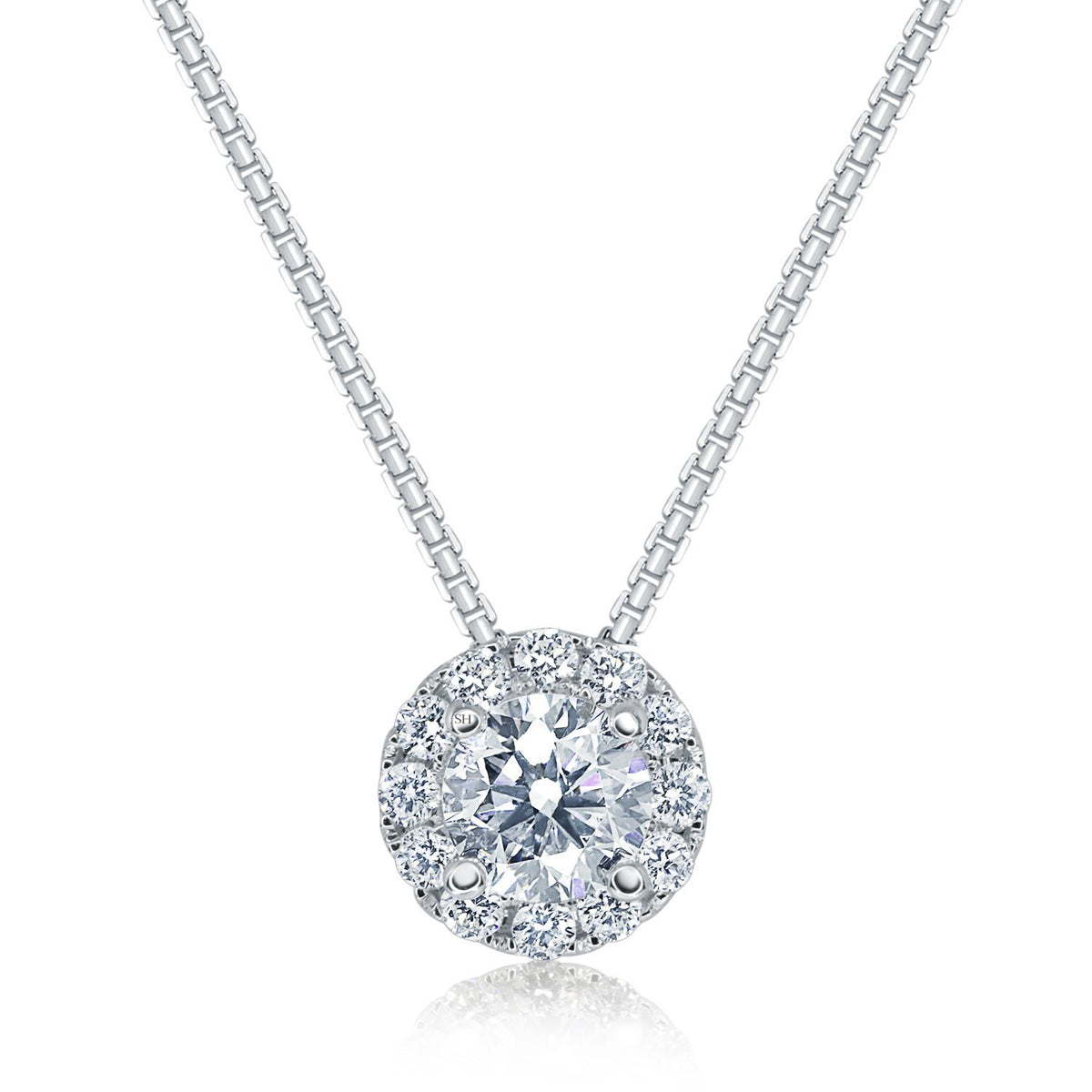 Classic halo with invisible bail - W0469