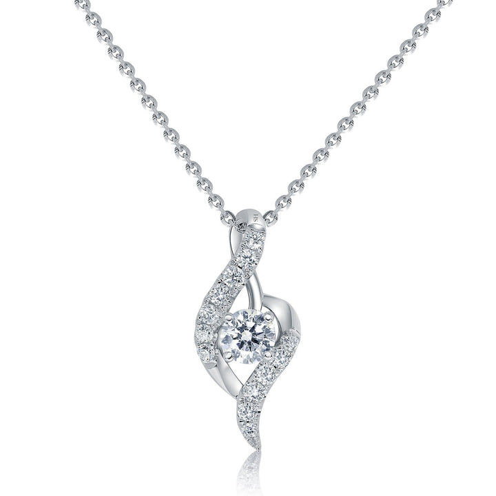 Breeze diamond pendant (small) - W0470