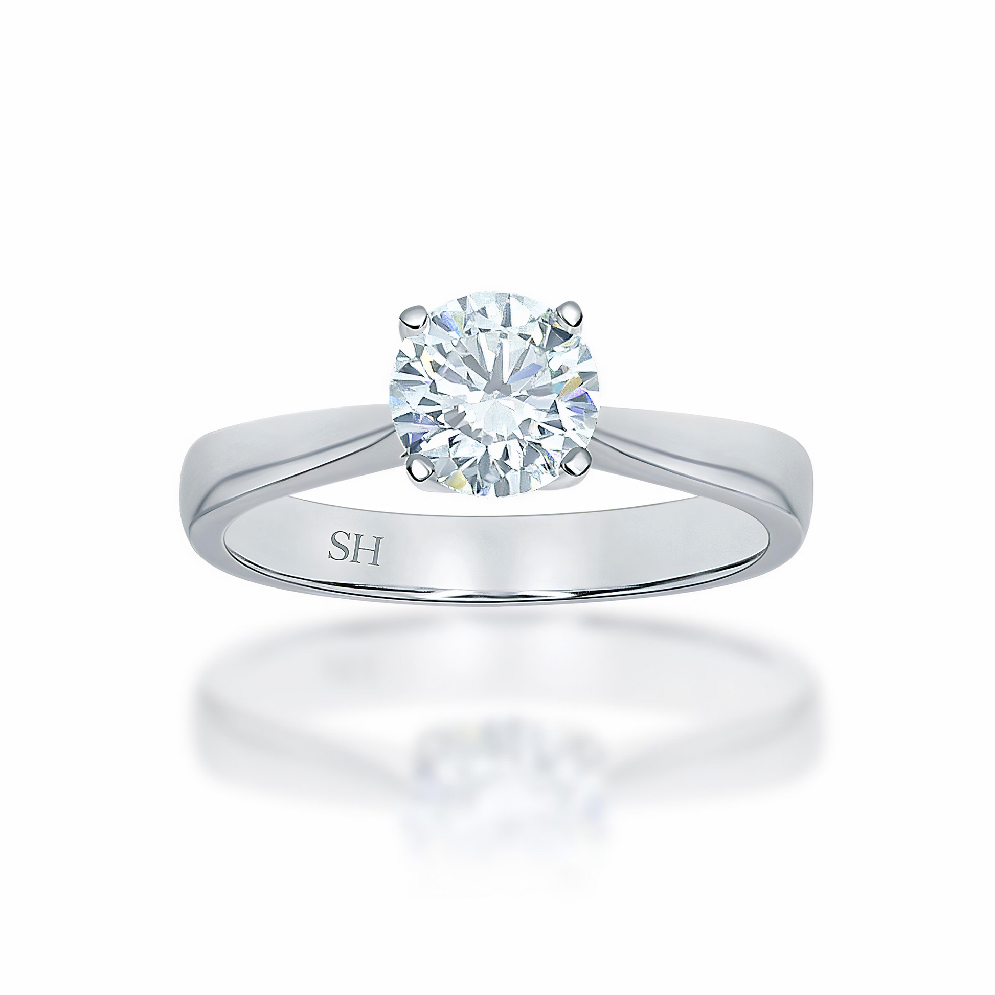 Pictured with 0.94ct diamond|option:Carats=0.90 carat|thumb_caption:0.94 carat