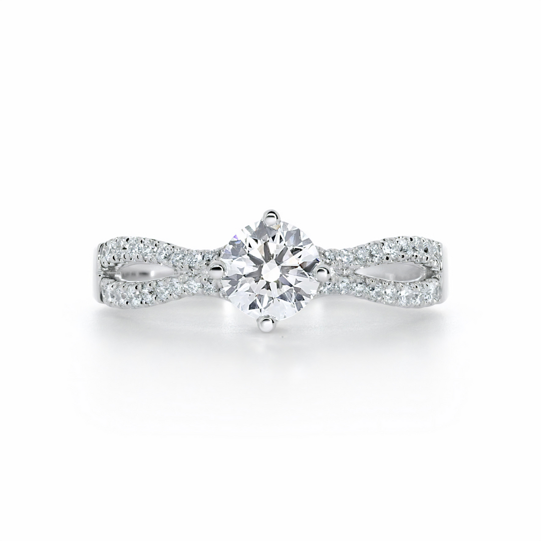 Pictured with 0.55ct diamond|option:Carats=0.50 carat|thumb_caption:0.55 carat
