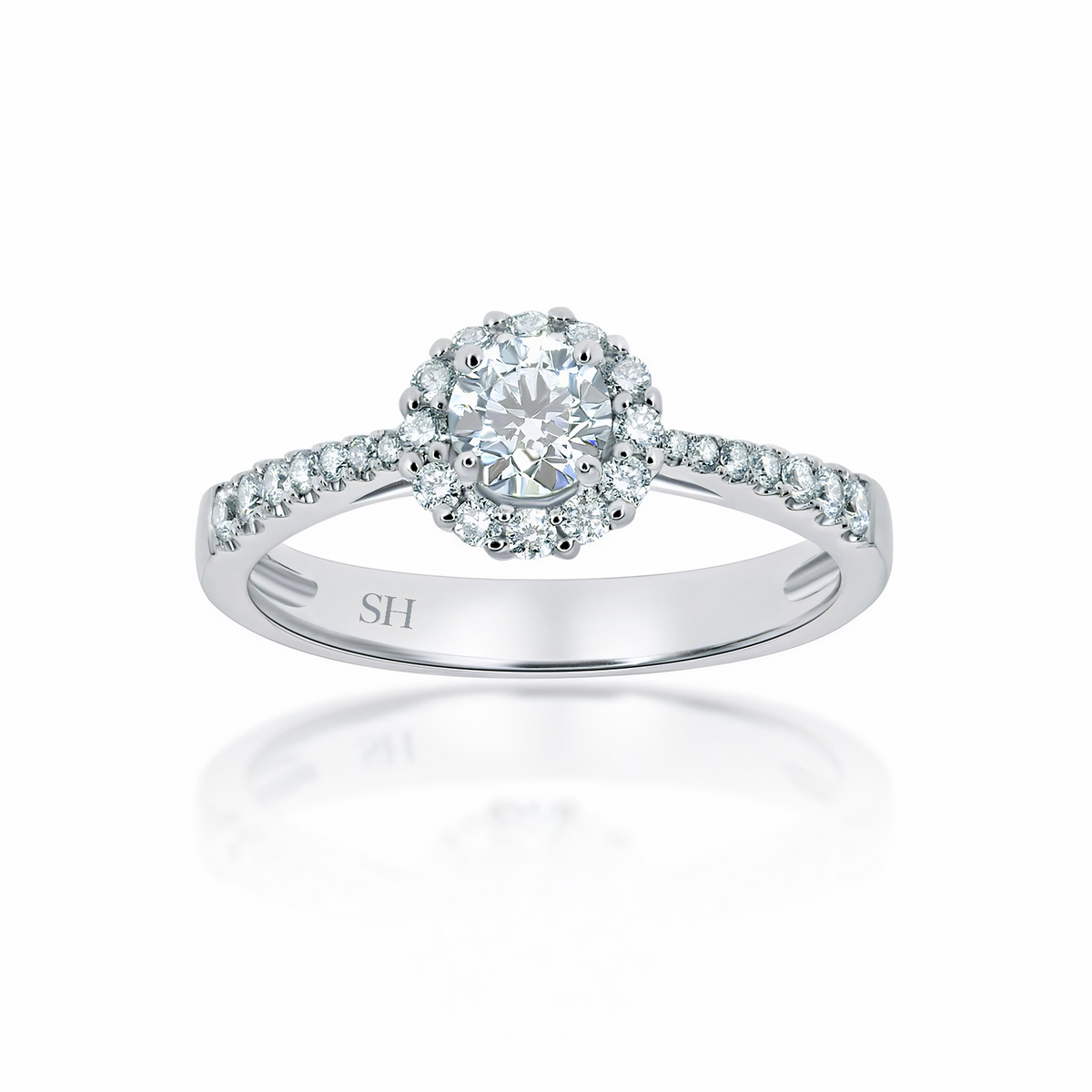 Pictured with 0.36ct diamond|option:Carats=0.40 carat|thumb_caption:0.36 carat|thumb_group:1