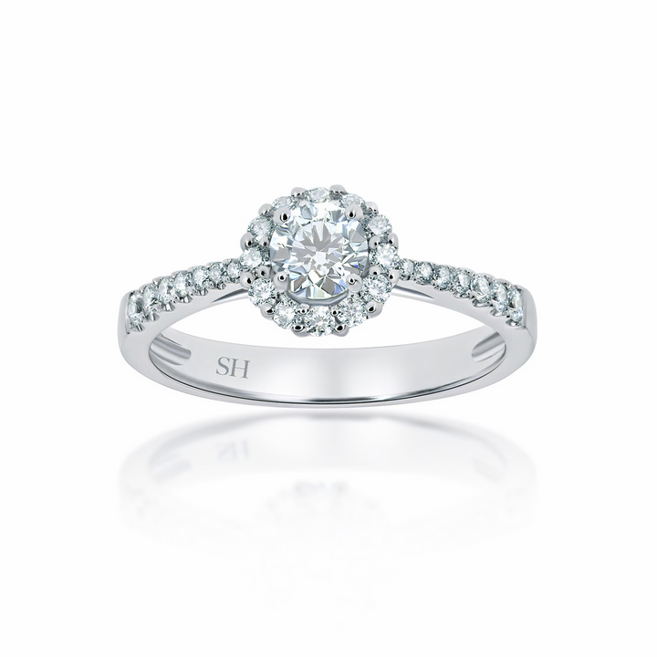 Pictured with 0.36ct diamond|option:Carats=0.40 carat|thumb_caption:0.36 carat|thumb_group:1