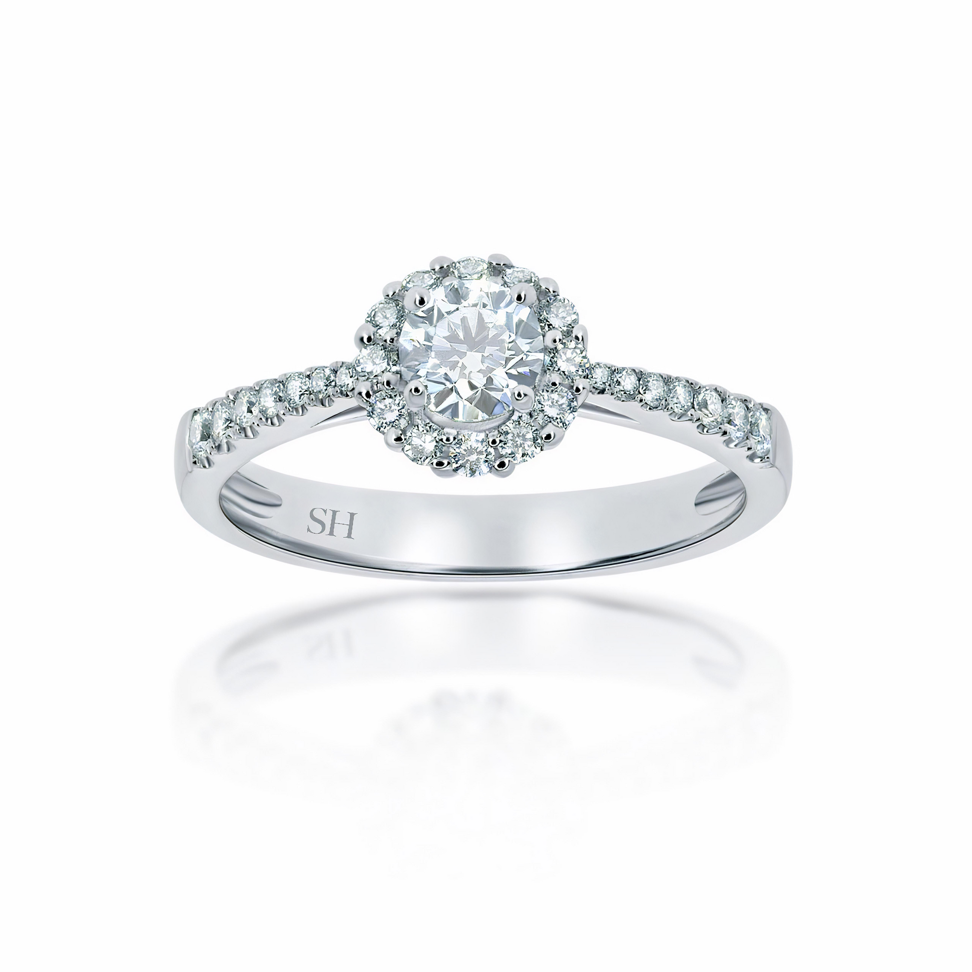 Pictured with 0.52ct diamond|option:Carats=0.50 carat|thumb_caption:0.52 carat|thumb_group:1