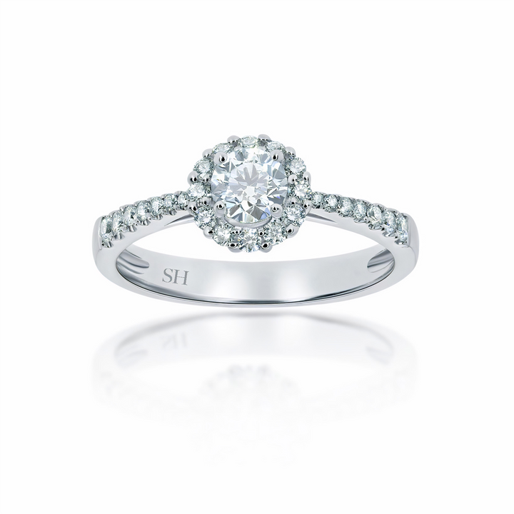 Pictured with 0.52ct diamond|option:Carats=0.50 carat|thumb_caption:0.52 carat|thumb_group:1