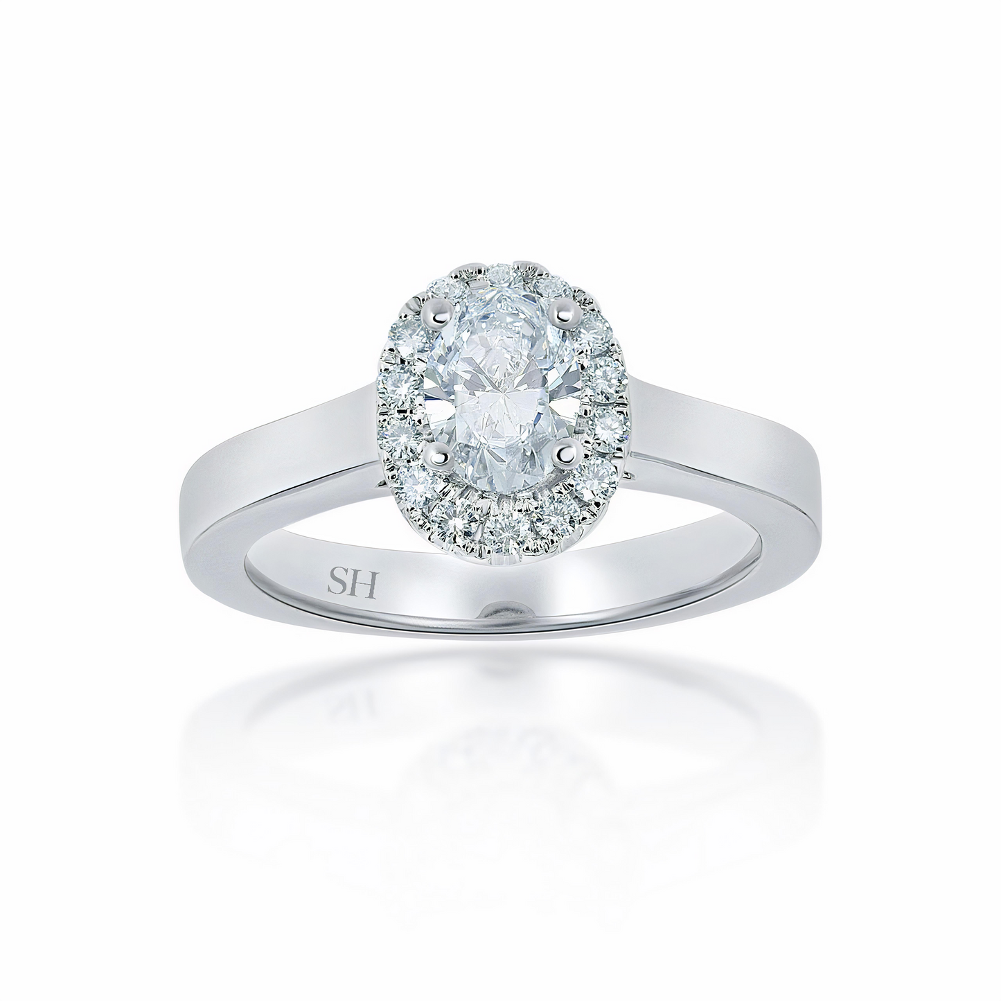 Pictured with 0.41ct diamond|option:Carats=0.40 carat|thumb_caption:0.41 carat