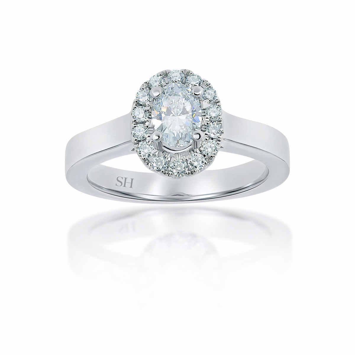 Pictured with 0.41ct diamond|option:Carats=0.40 carat|thumb_caption:0.41 carat