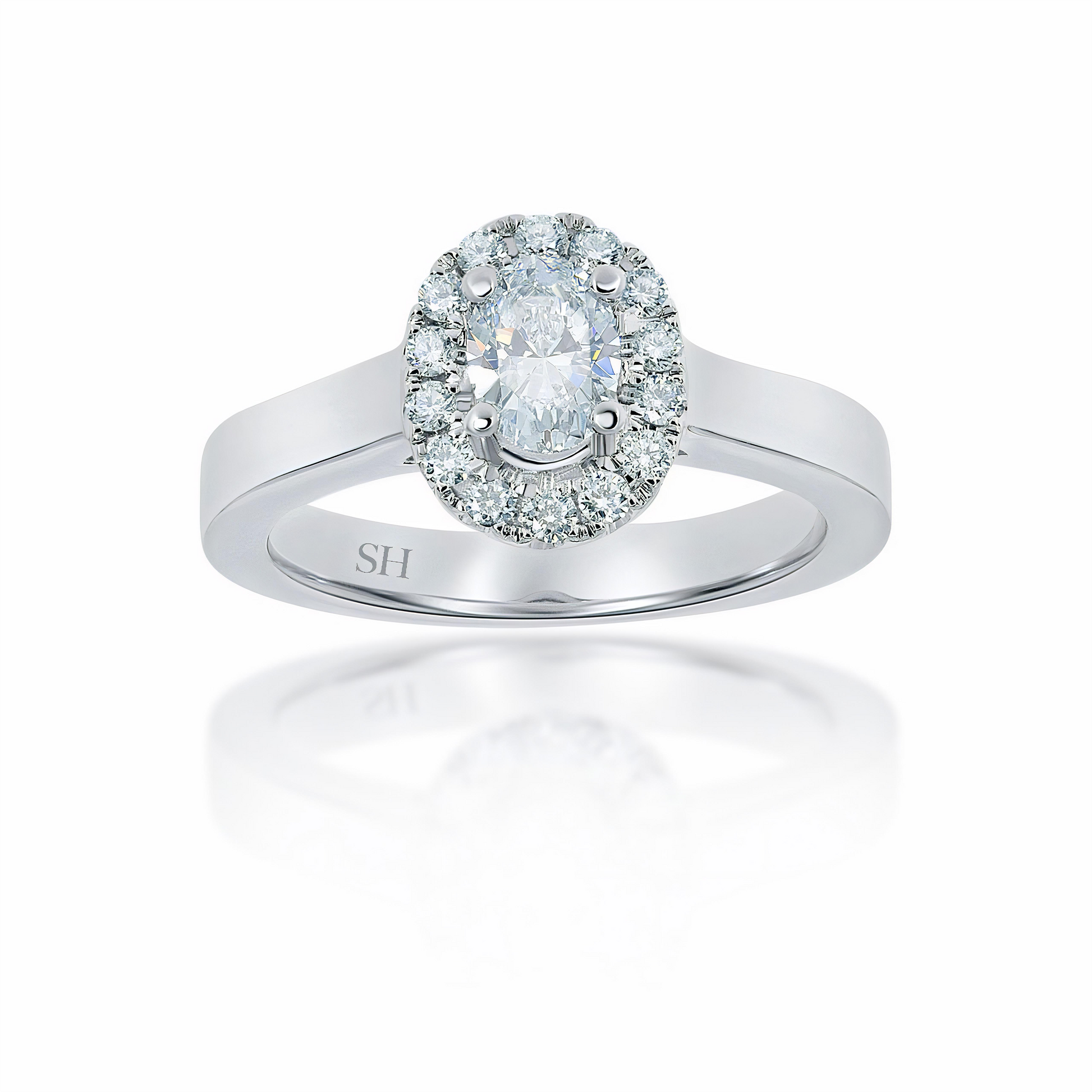 Pictured with 0.41ct diamond|option:Carats=0.40 carat|thumb_caption:0.41 carat