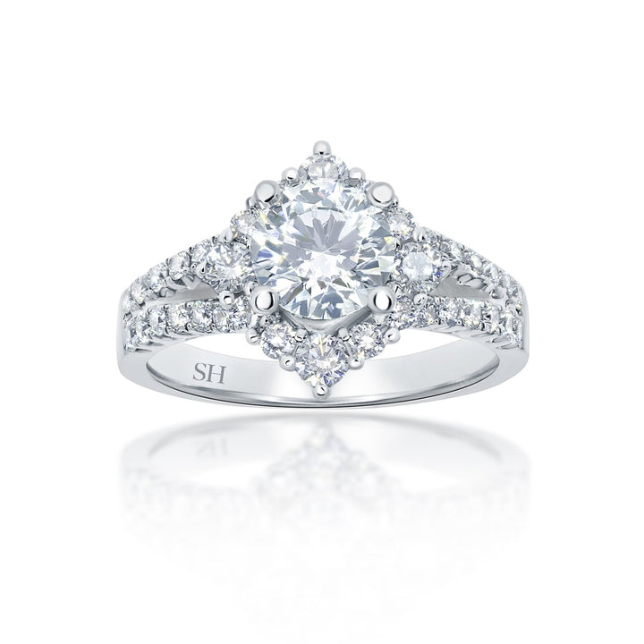 Pictured with 1.01ct diamond|option:Carats=1.0 carat|thumb_caption:1 caratPictured with 1.01ct diamond|option:Carats=1.00 carat|thumb_caption:1 carat|thumb_group:1