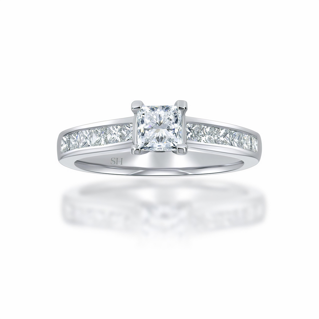 Pictured with 0.50ct diamond.|option:Carats=0.50 carat|thumb_caption:0.50 carat