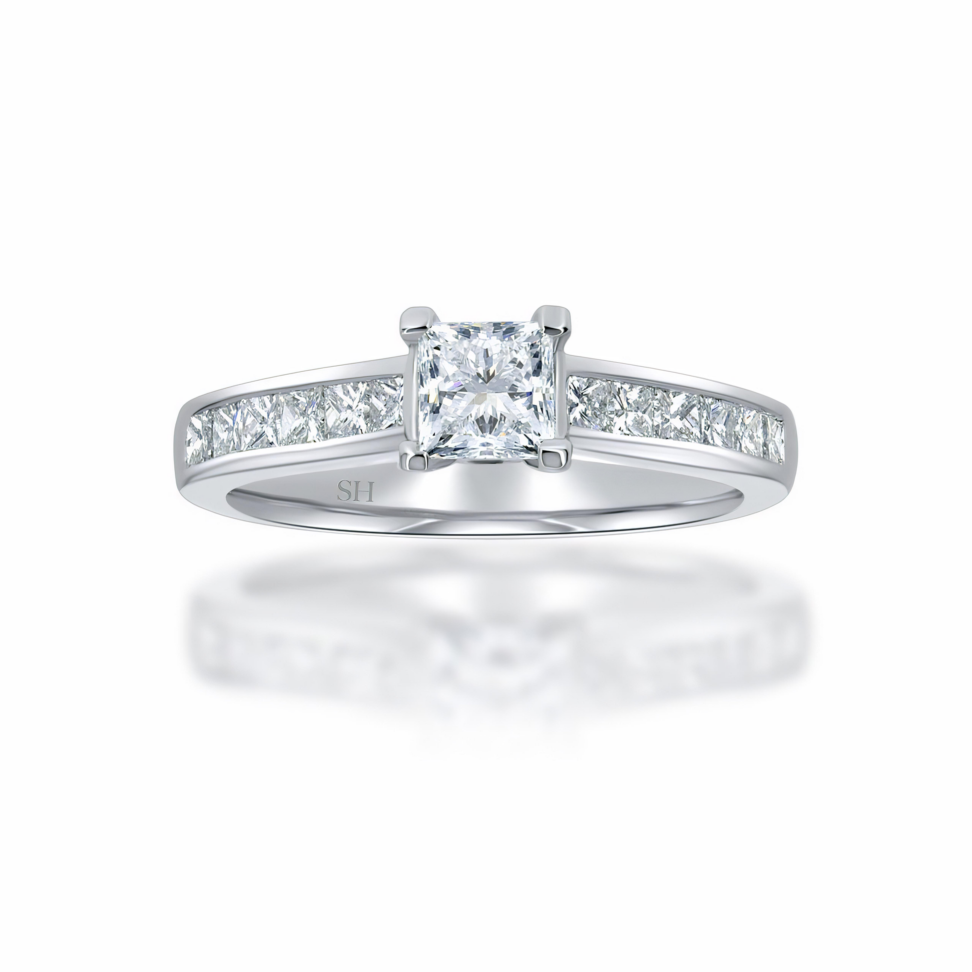 Pictured with 0.50ct diamond.|option:Carats=0.50 carat|thumb_caption:0.50 carat