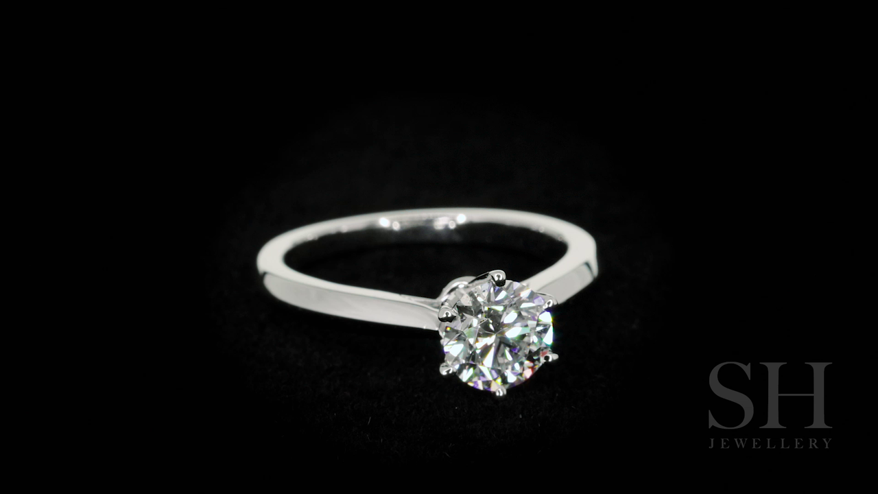 Timeless 6-claw solitaire - W0344