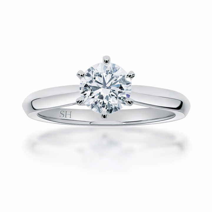 Timeless 6-claw solitaire - W0344