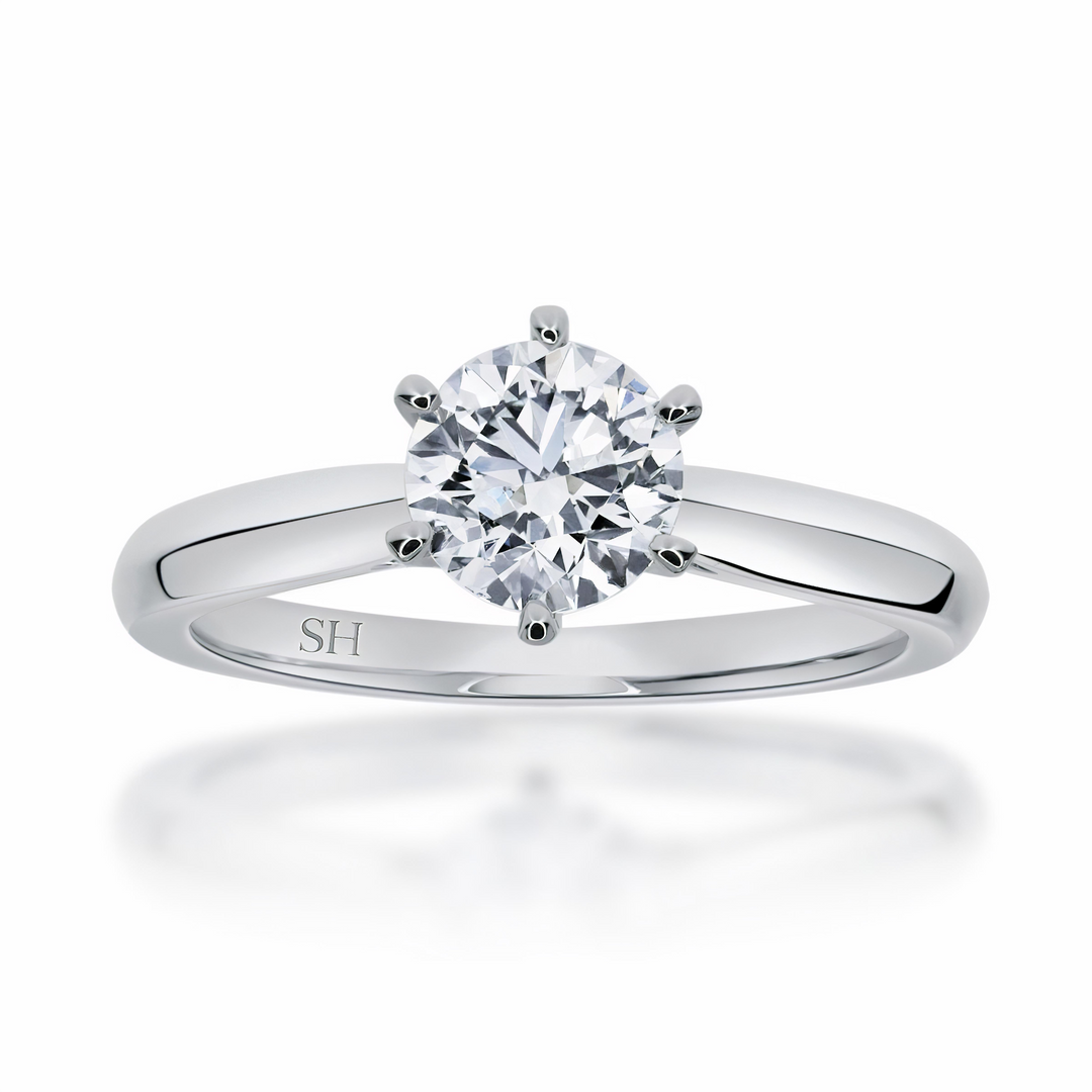 Timeless 6-claw solitaire - W0344