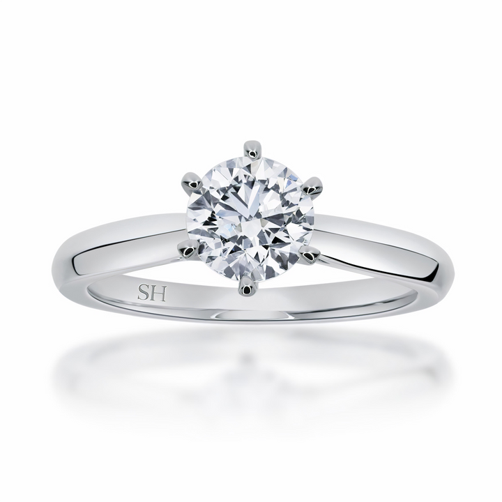 Timeless 6-claw solitaire - W0344