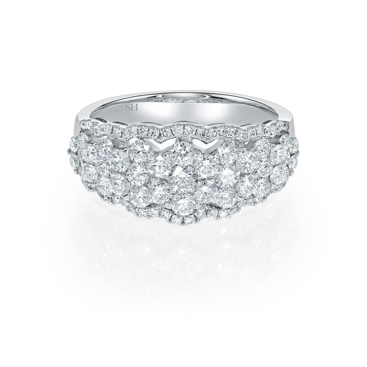 Milky Way diamond band - W0412
