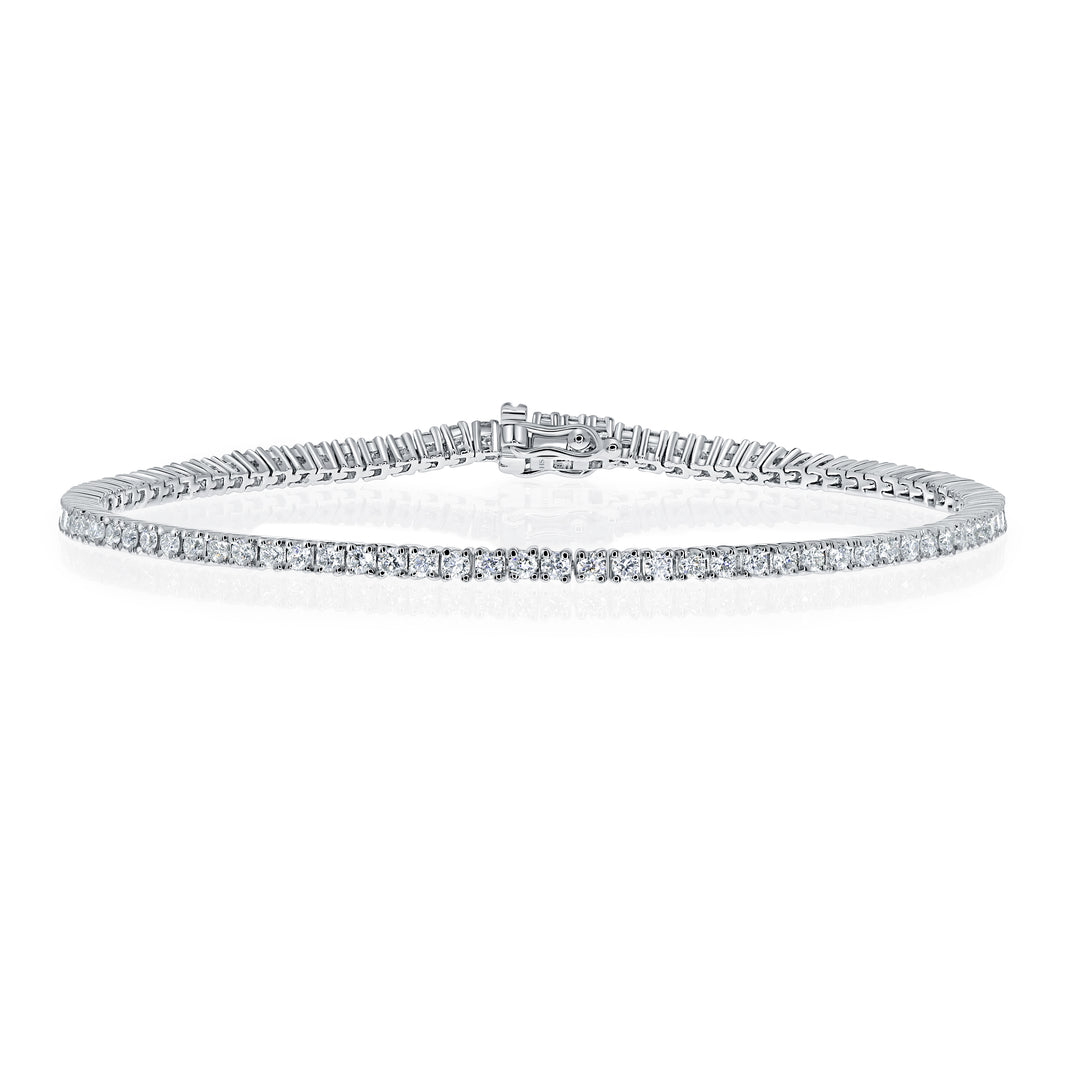 18kt Gold Classic Diamond Tennis Bracelet (0.016ct) - W0620