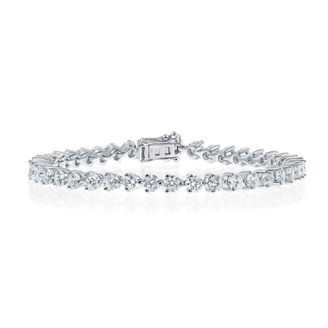 18kt Gold Orbit Diamond Tennis Bracelet (0.145ct) - W0625