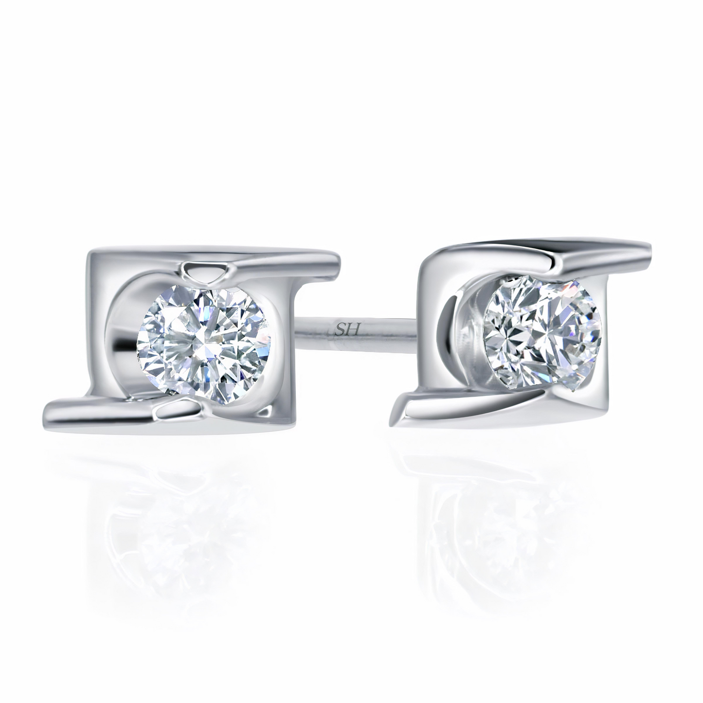 Pictured with 0.12ct diamond|thumb_caption:0.12ct TW centre diamonds (0.06ct each)|thumb_group:1