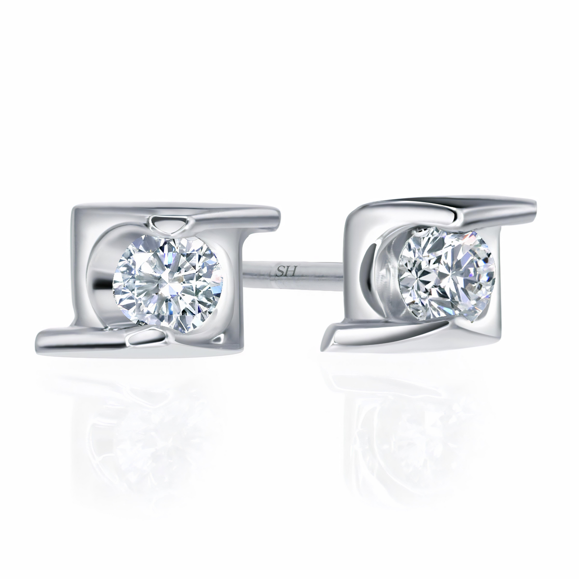Pictured with 0.12ct diamond|thumb_caption:0.12ct TW centre diamonds (0.06ct each)|thumb_group:1