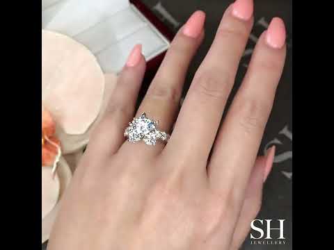 Blossom Diamond Engagement Ring - W0882