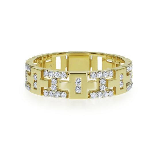 Pictured with 0.30ct diamond total weight