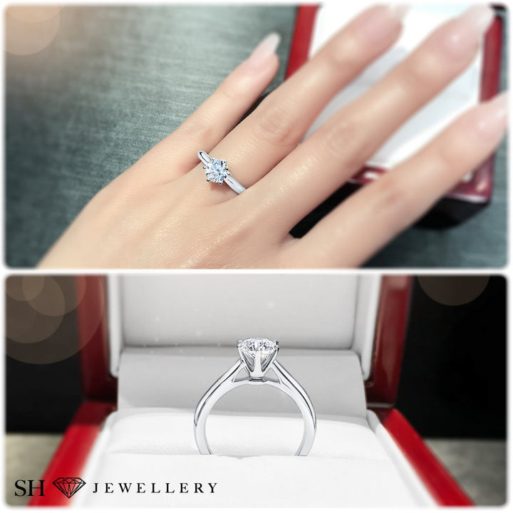 Timeless 6-claw solitaire - W0344