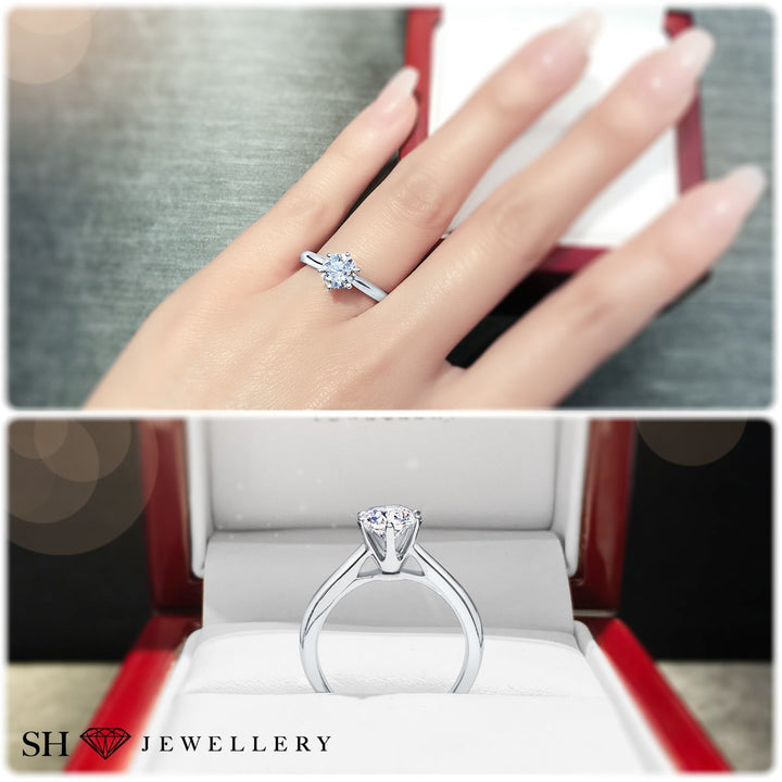 Timeless 6-claw solitaire - W0344