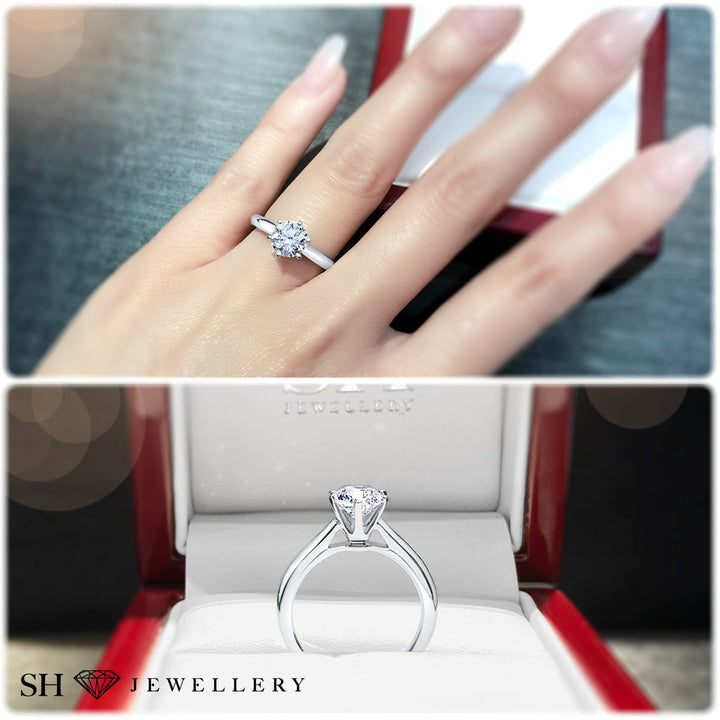 Timeless 6-claw solitaire - W0344