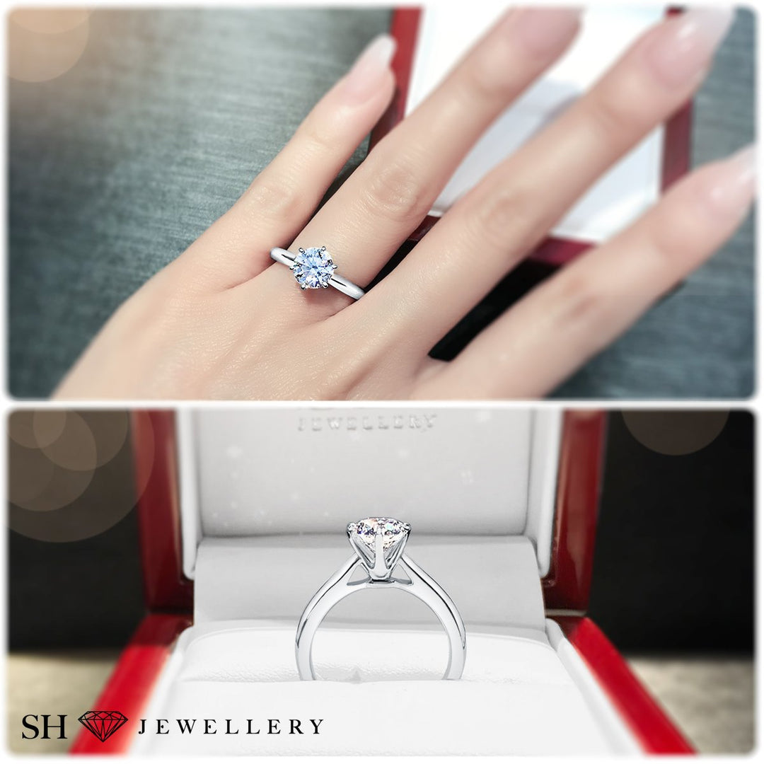 Timeless 6-claw solitaire - W0344