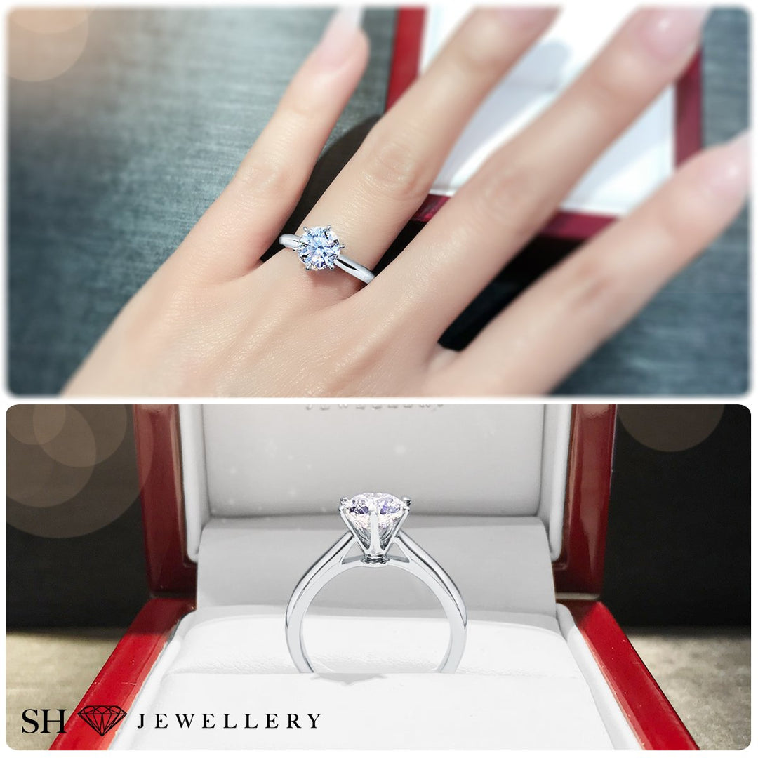 Timeless 6-claw solitaire - W0344
