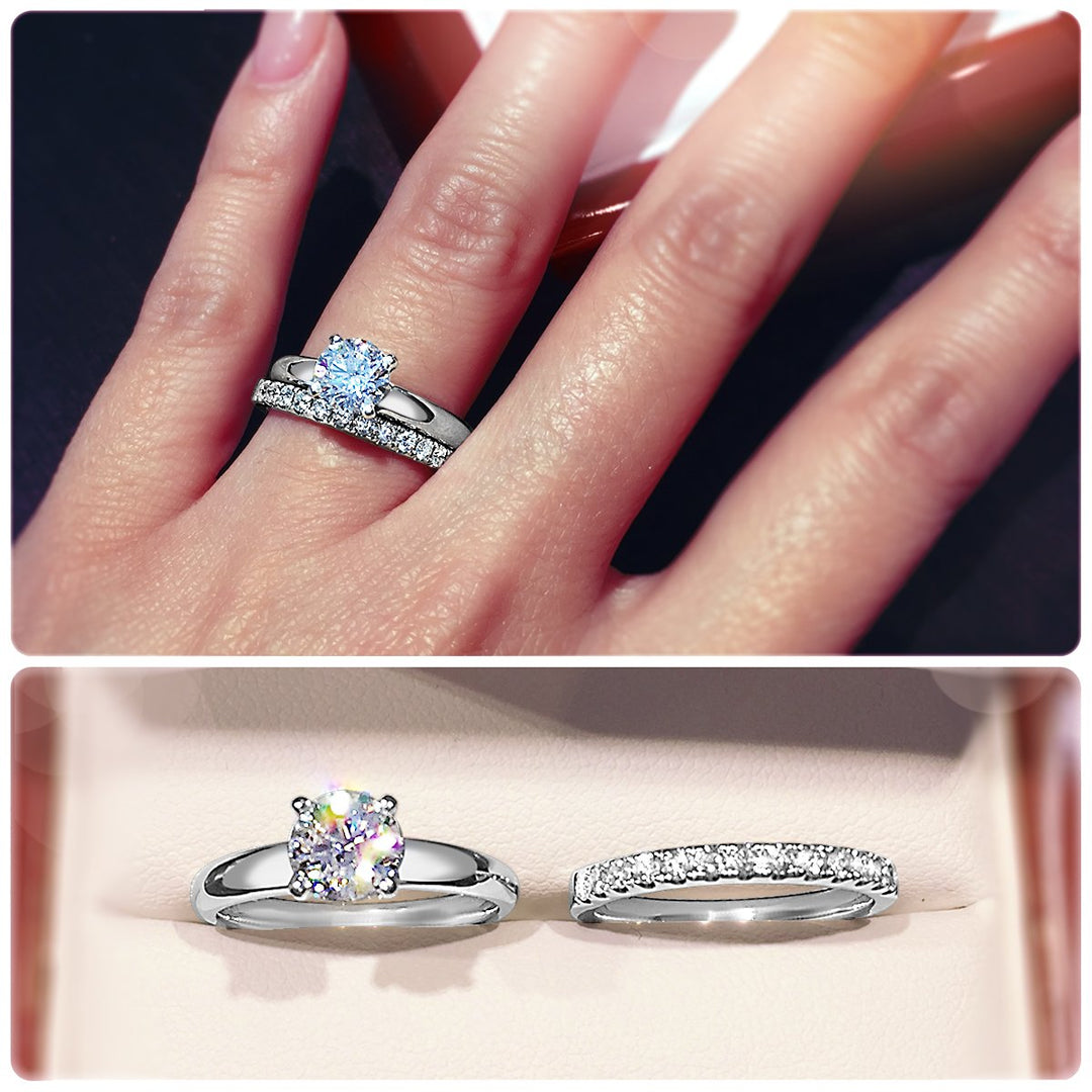Timeless 4-Claw solitaire engagement ring - W0012